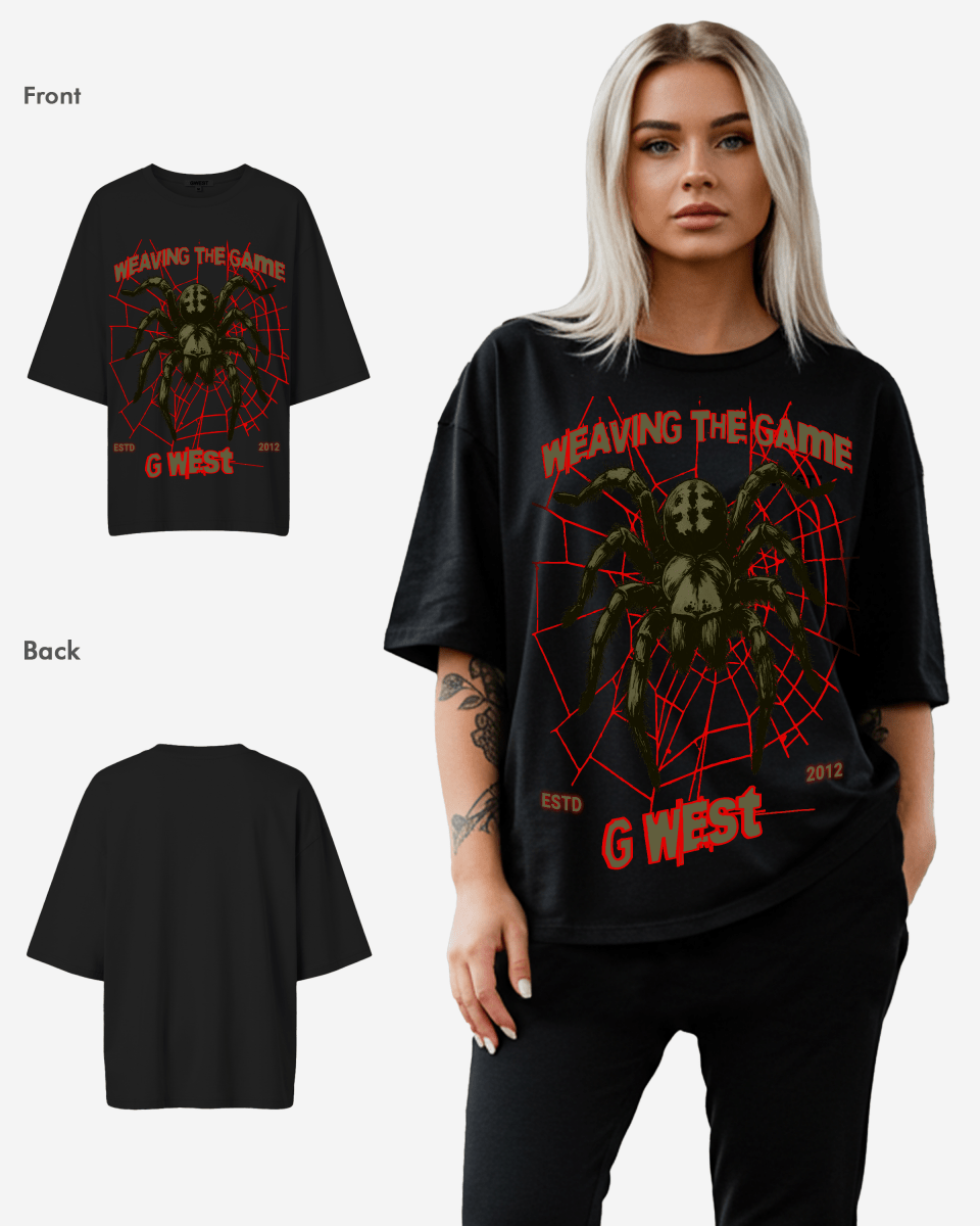 G West Womens Weaving The Game Oversized Tee