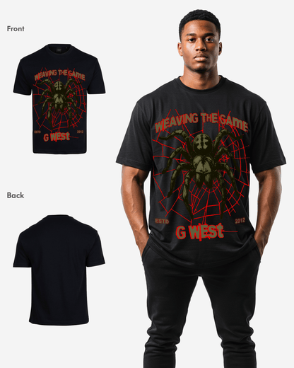G West Weaving The Game Oversized T-Shirt Mens