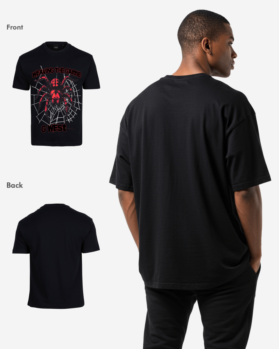 G West Weaving The Game Oversized T-Shirt Mens