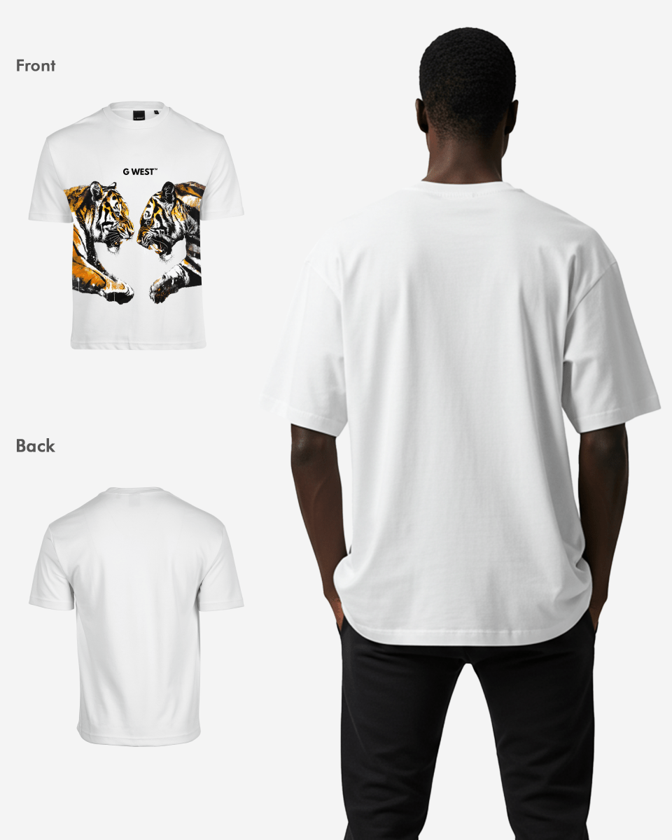 G West Mens Wild Things Oversized Tee