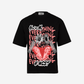 G WEST WINGS N BLOOMS OVERSIZED T-Shirt Mens