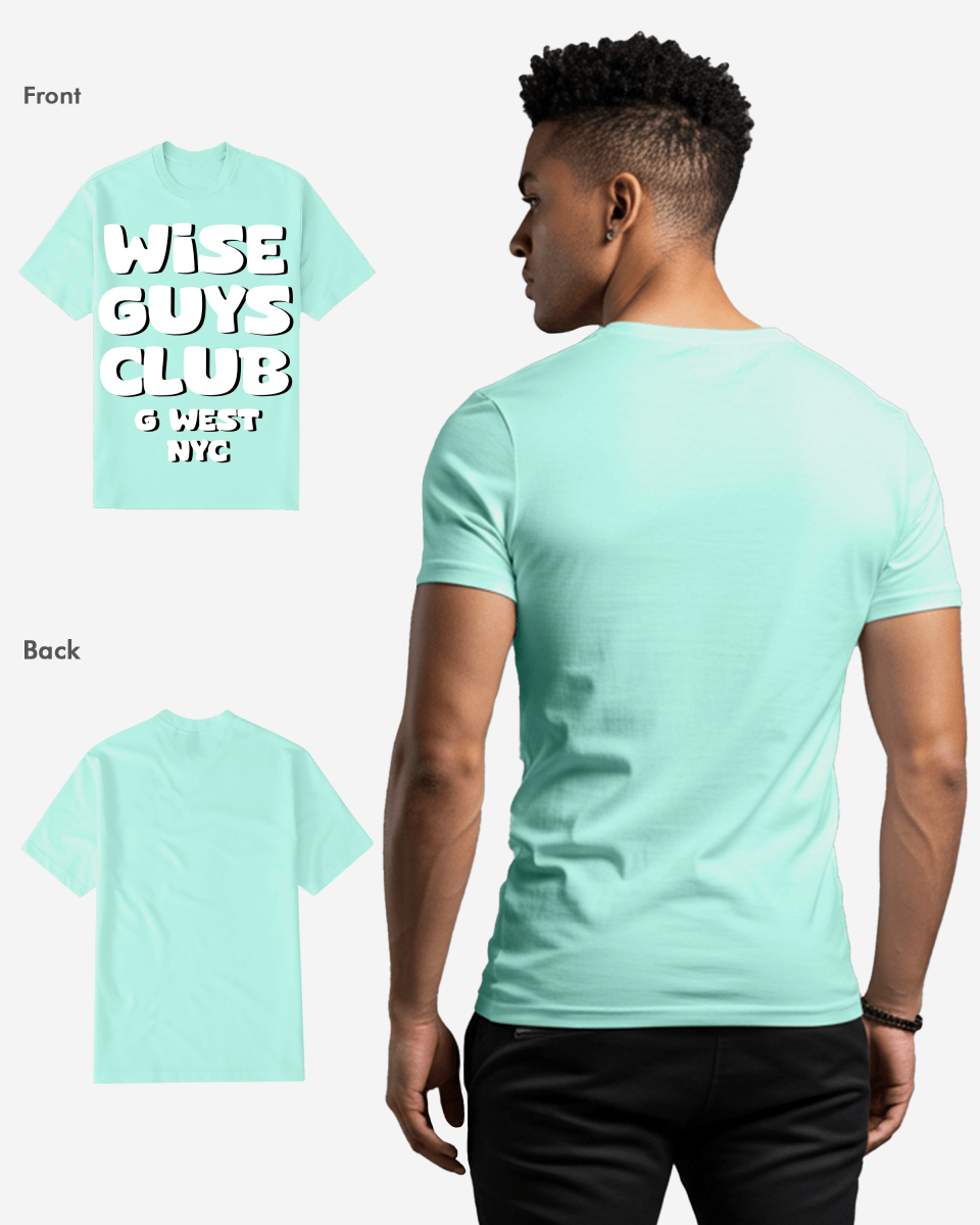 G West Mens Wise Guys Club Tee