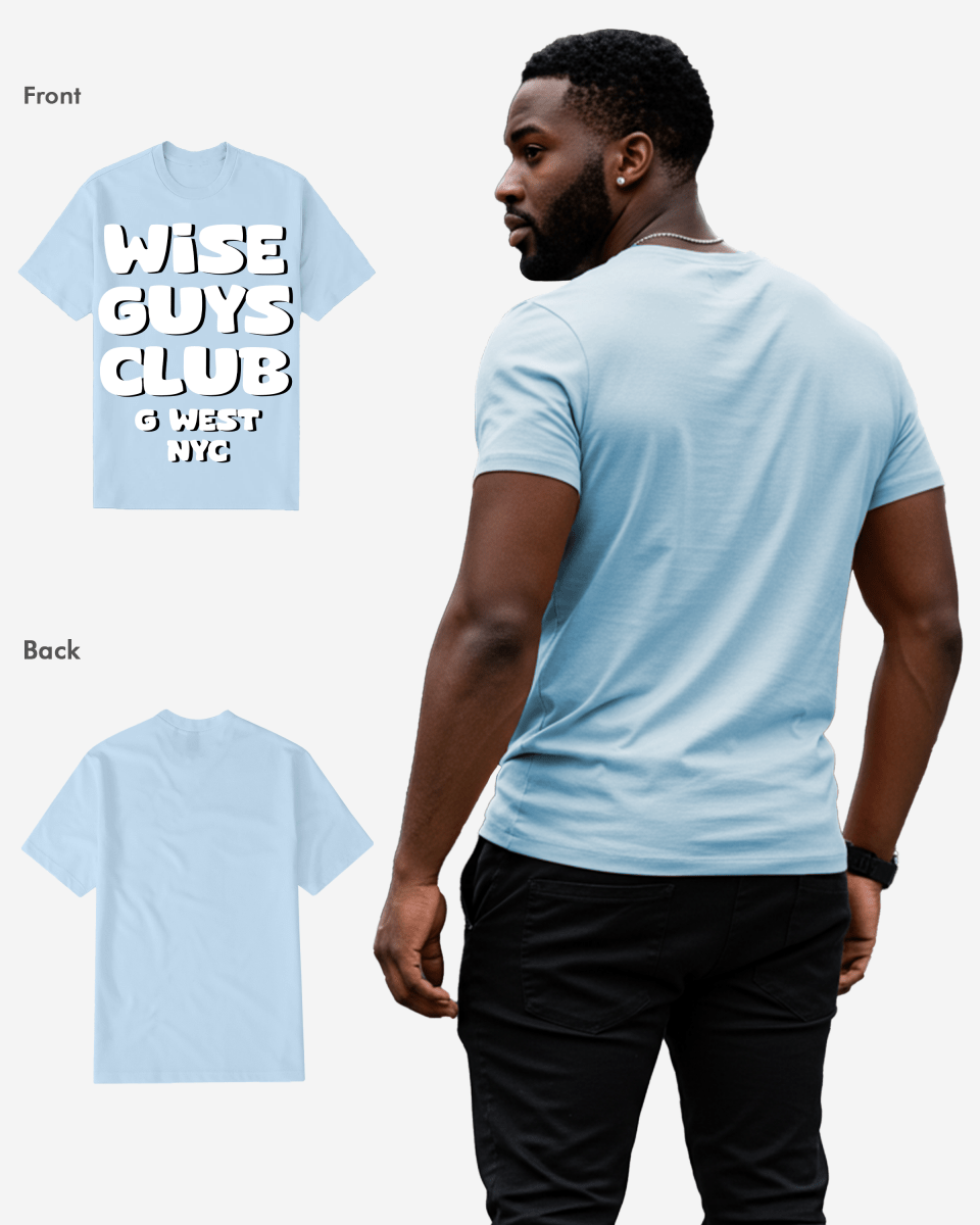 G West Mens Wise Guys Club Tee