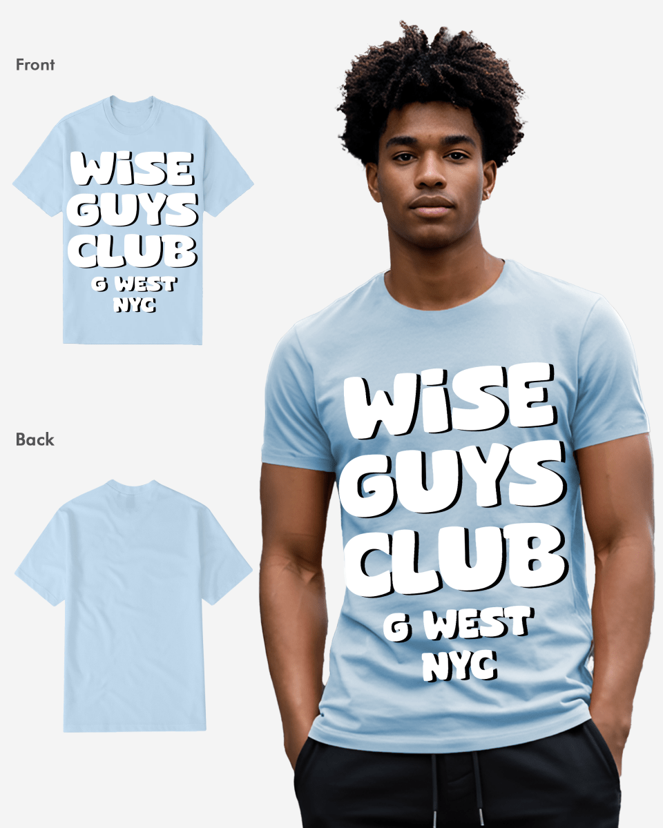 G West Mens Wise Guys Club Tee