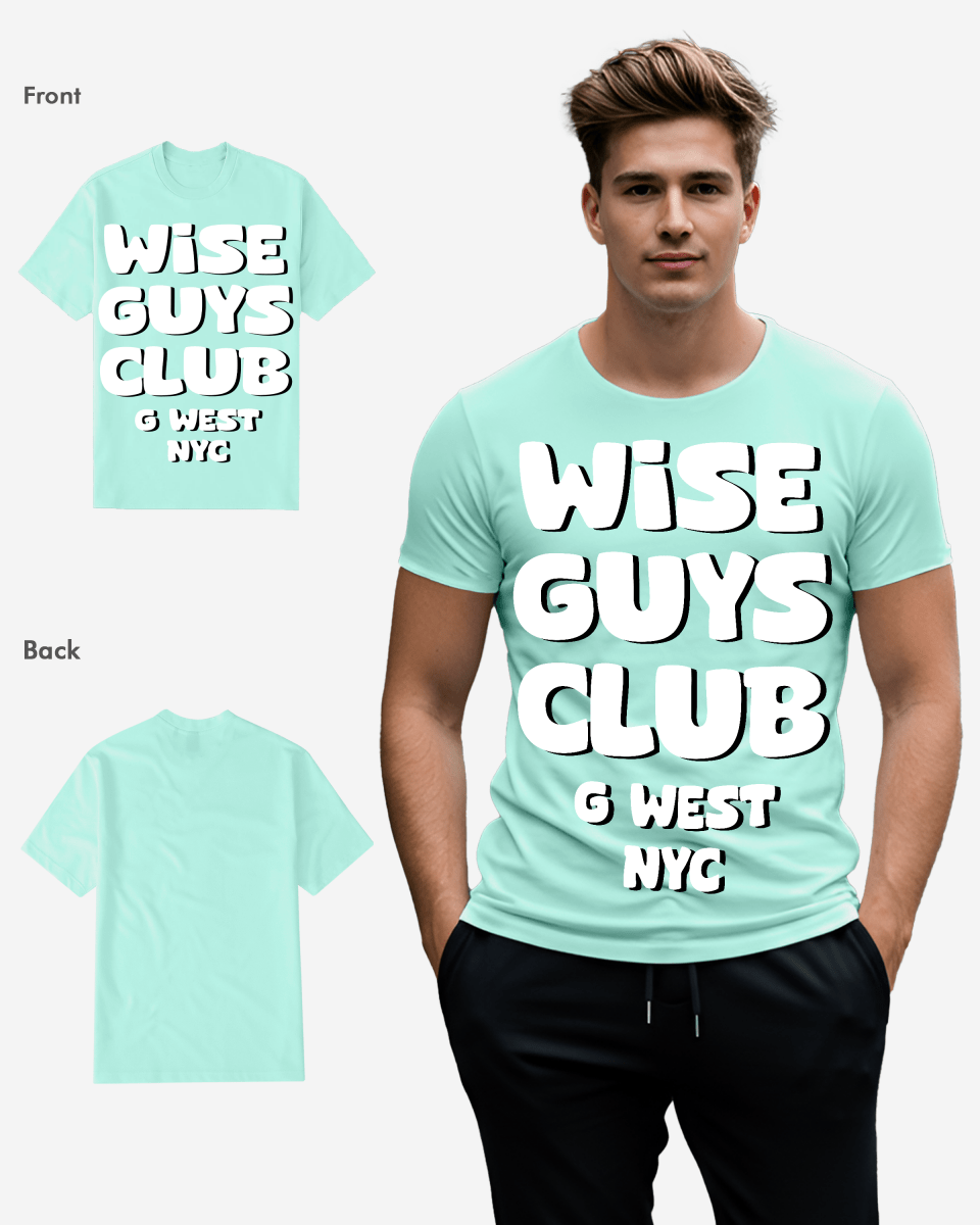 G West Mens Wise Guys Club Tee