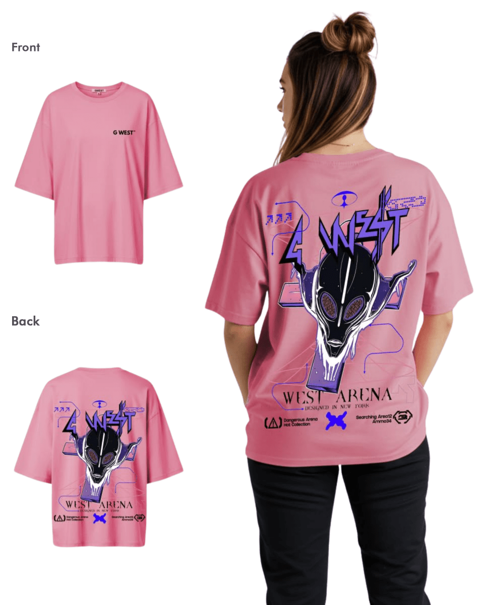 G West Womens Future Journey Lifestyle Oversized Tee