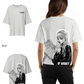 G West Womens Oversized Angel Girl Tee
