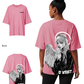 G West Womens Oversized Angel Girl Tee