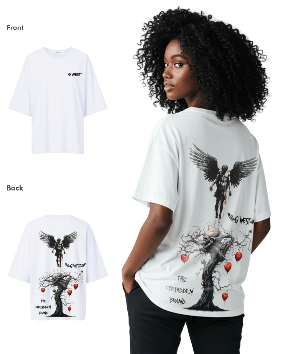 G West Womens Oversized Forbidden Brand Tee