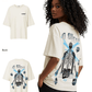 G West Womens Oversized Skull Tee