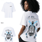 G West Womens Oversized Skull Tee
