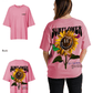 G West Womens Oversized Sunflower Tee
