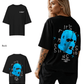 G West Womens Oversized True Blue Ski Mask Oversized Tee