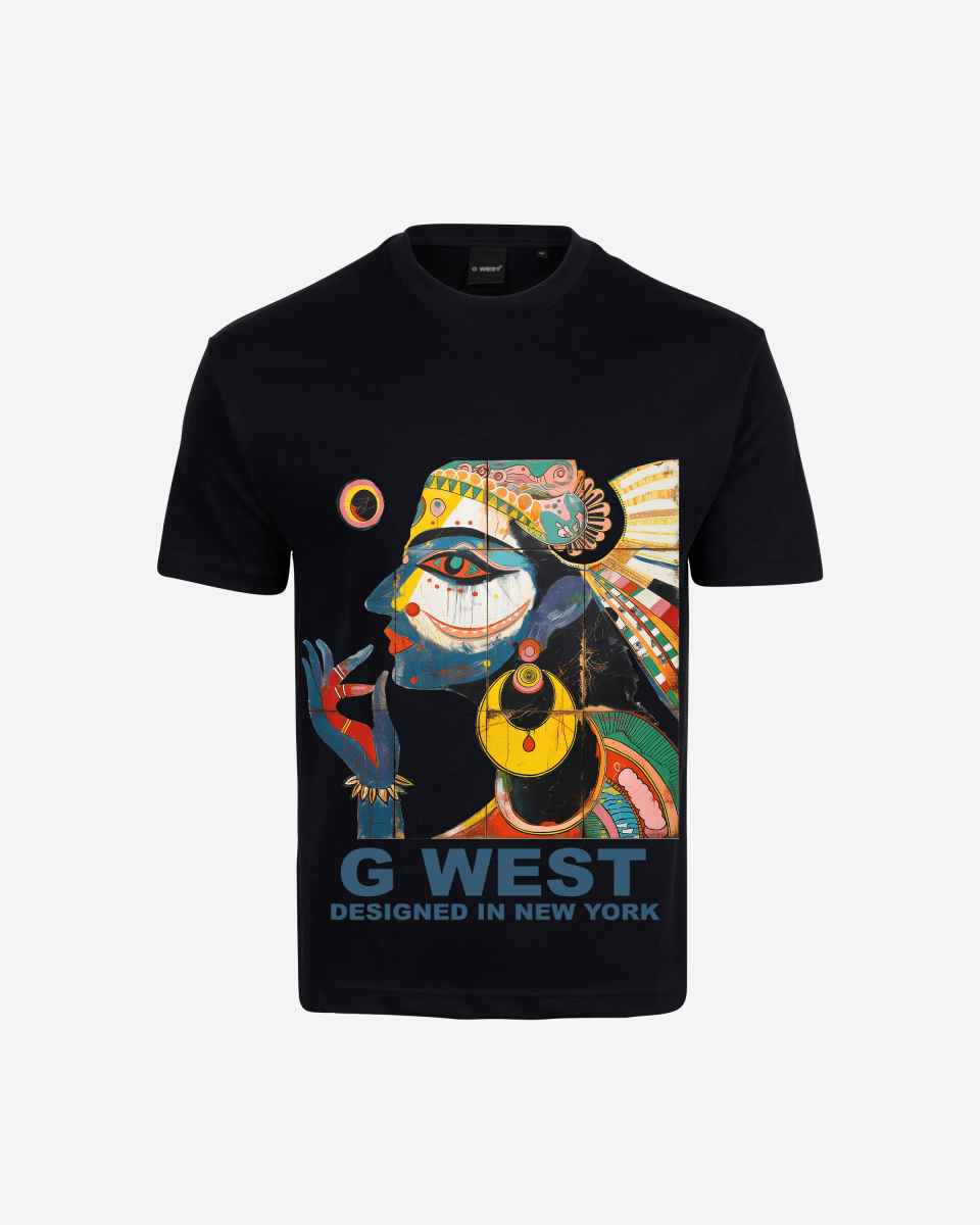 G West Mens Work Of Art Oversized Tee