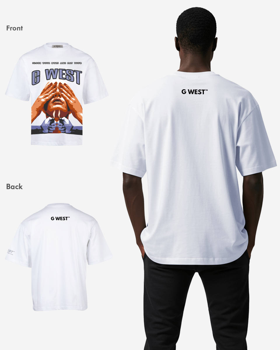 G West Candlelit Secret Oversized T-Shirt Mens