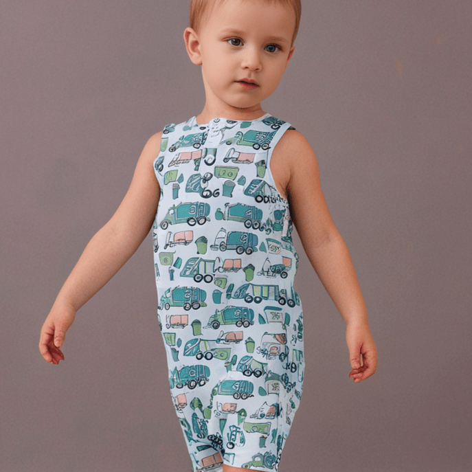 Camiones de basura reciclan Tank Romper