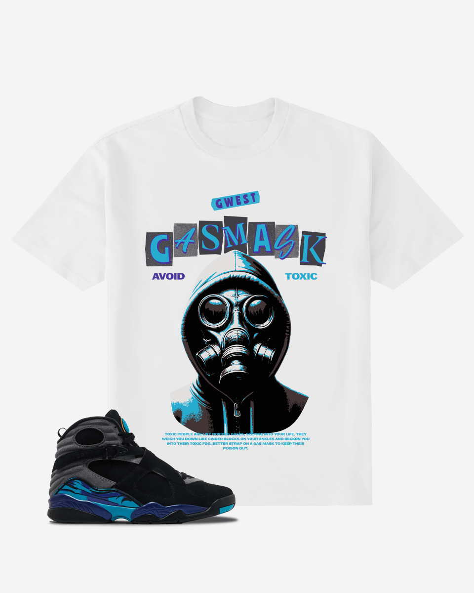 G West Gas Mask Oversized T-Shirt Mens