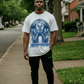G West Gate To Doom Men's Oversized T-Shirt