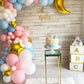 Pastel Gender Reveal Balloon Garland Kit | Pink Blue and White DIY Arch