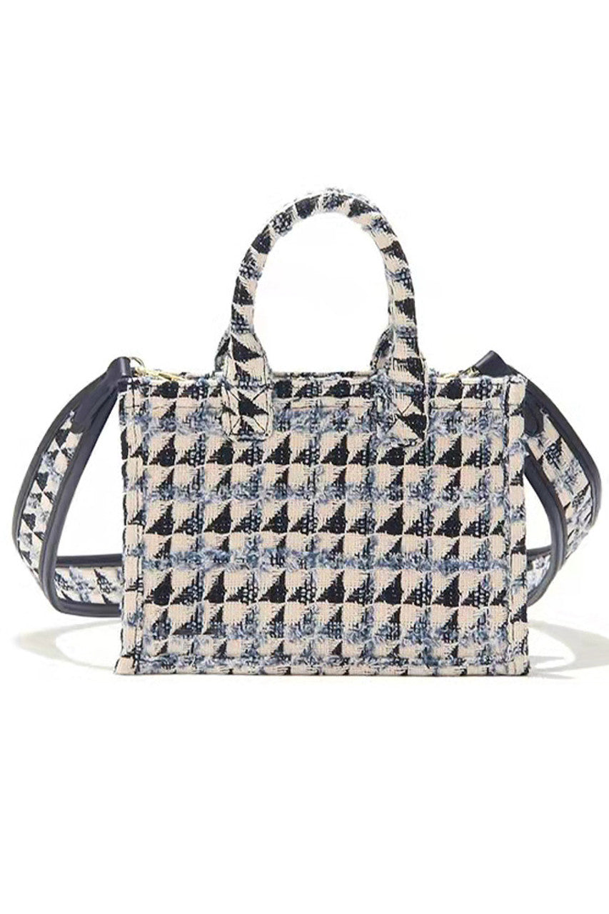 Geometric Mini Tote Bag