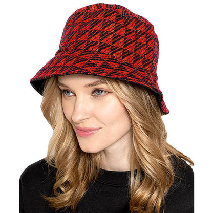 Geometric Patterned Bucket Hats