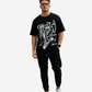 G West Ghostly Grooves Oversized T-Shirt Mens