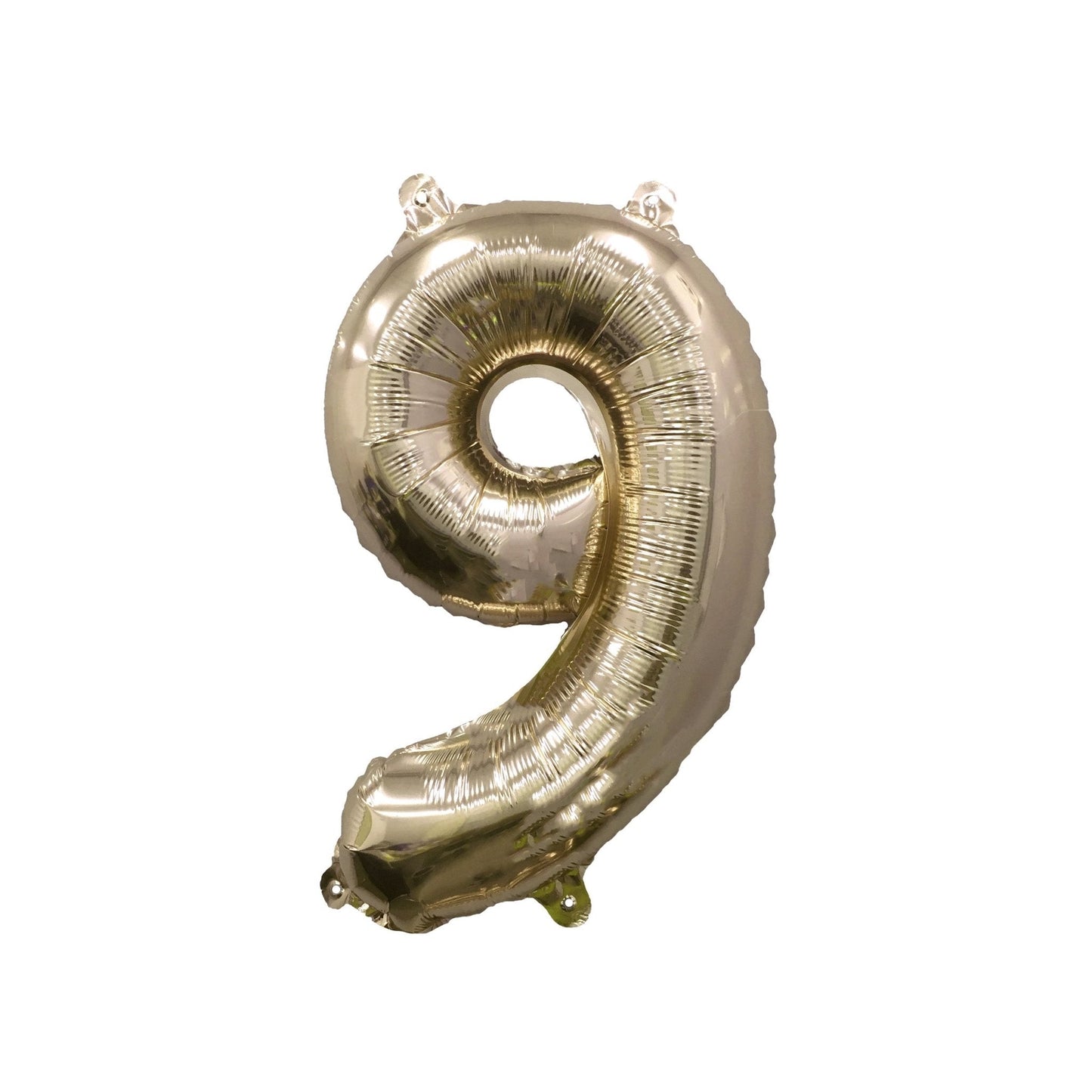 Globo gigante de papel de aluminio dorado | 81 cm metálico | Números 0-9