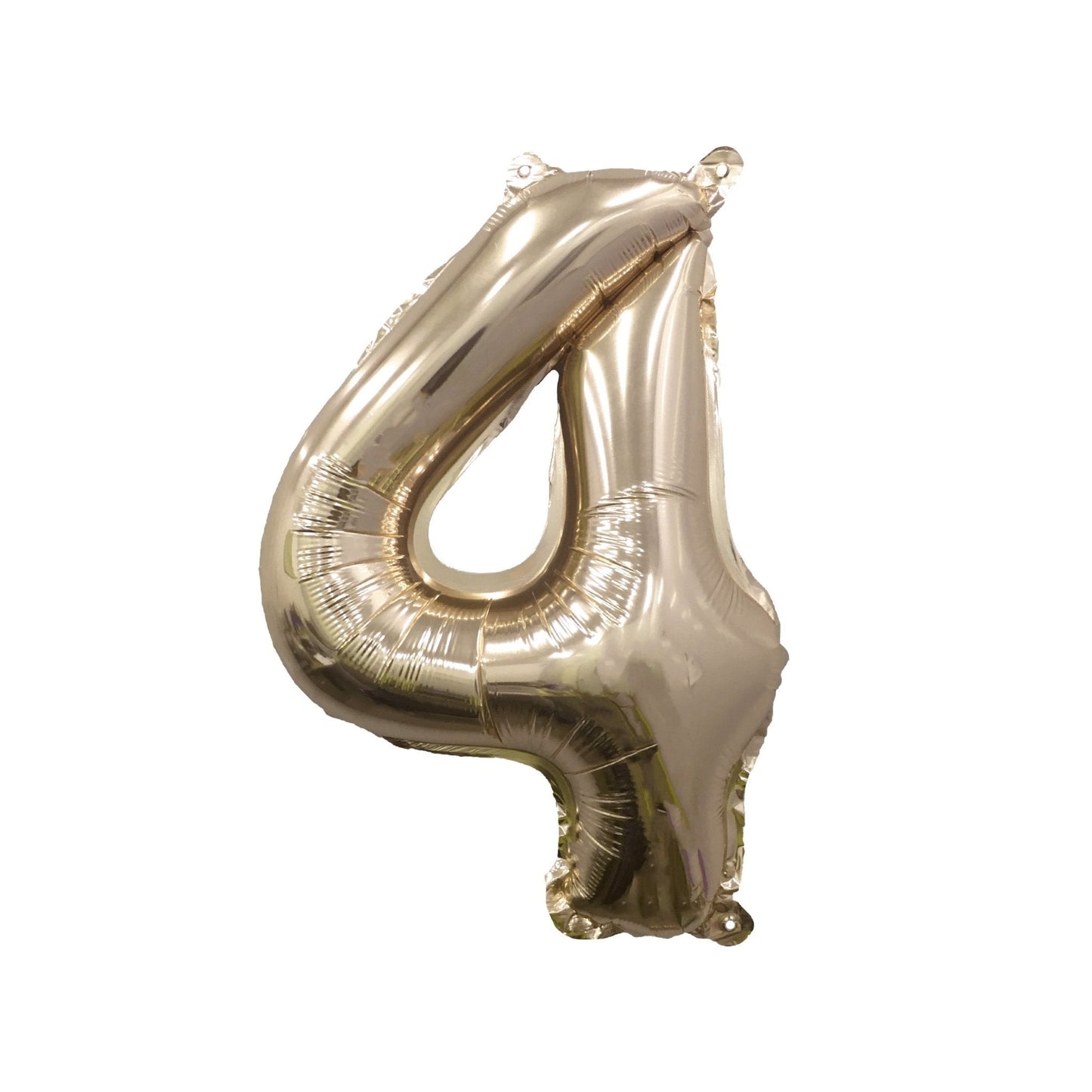 Globo gigante de papel de aluminio dorado | 81 cm metálico | Números 0-9