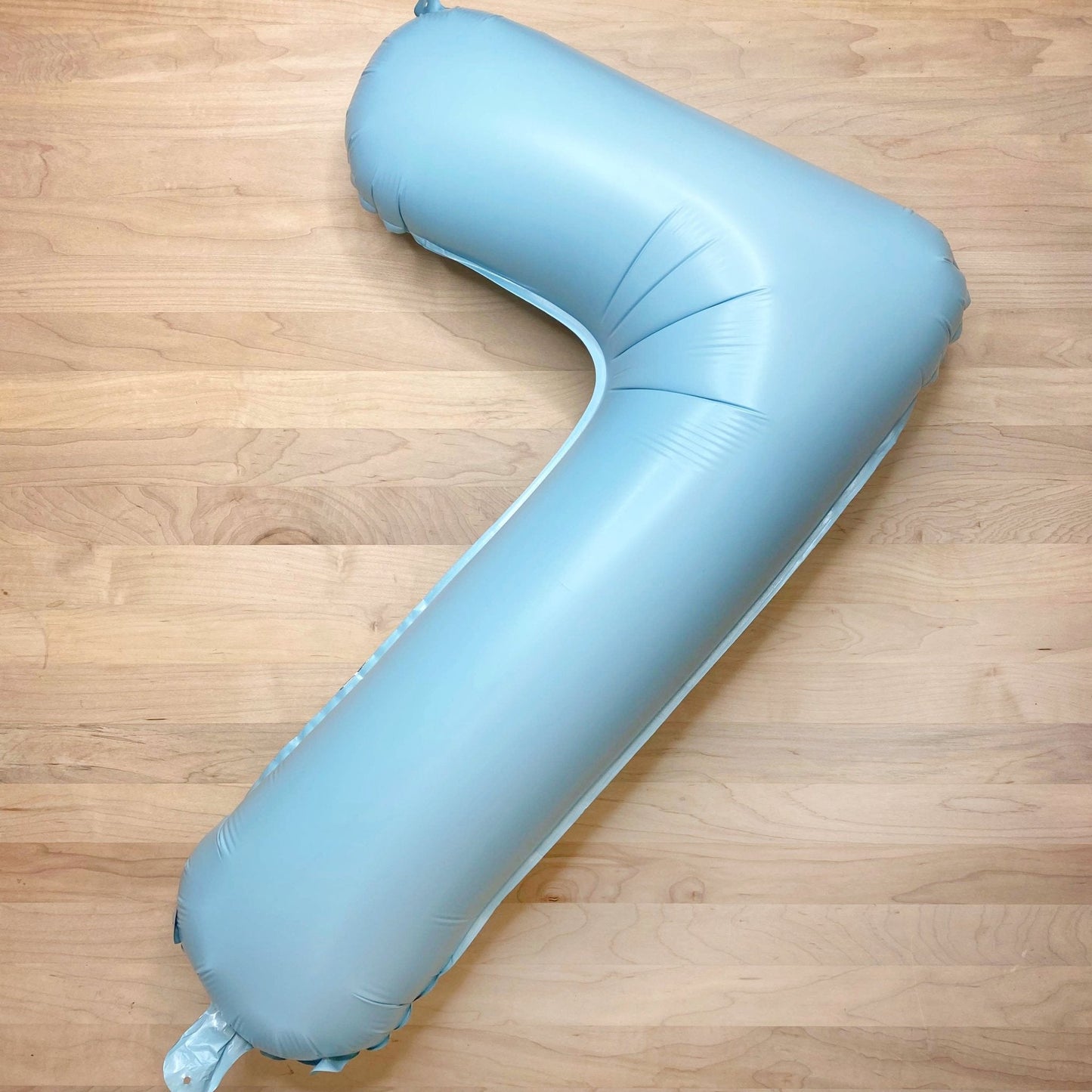 Pastel Blue Number Balloon | 32" Giant Foil | Numbers 0-9