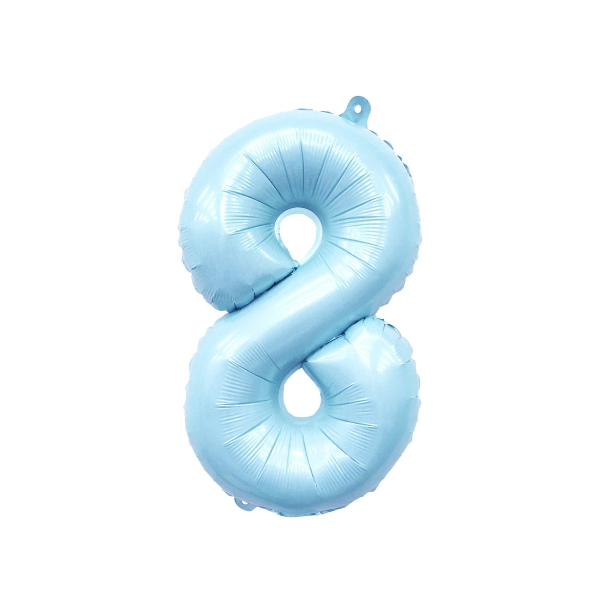 Pastel Blue Number Balloon | 32" Giant Foil | Numbers 0-9