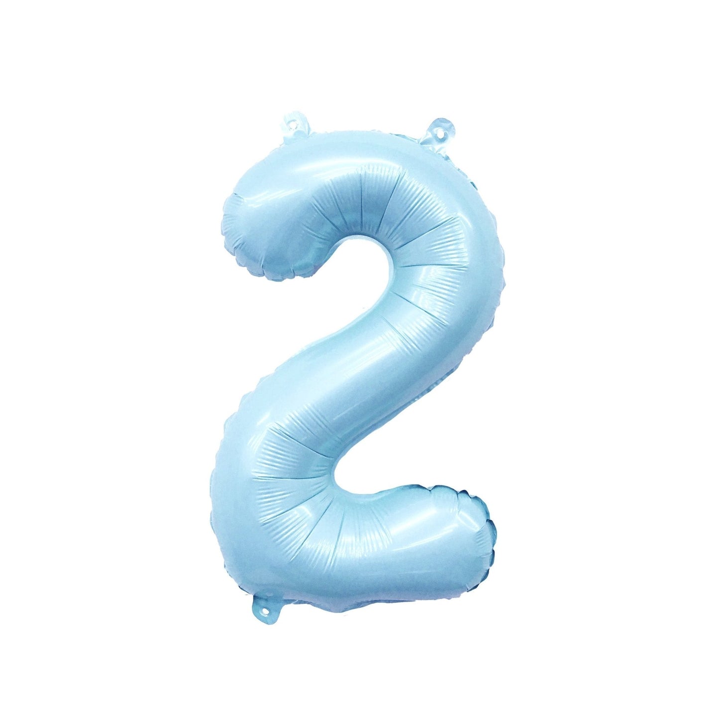 Pastel Blue Number Balloon | 32" Giant Foil | Numbers 0-9