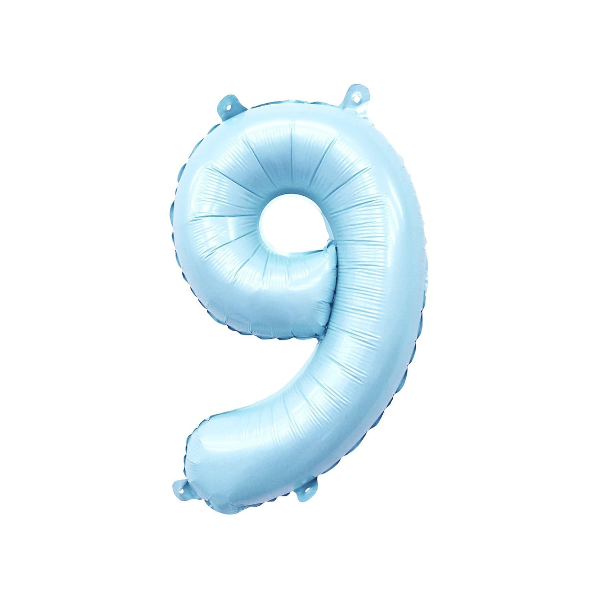 Pastel Blue Number Balloon | 32" Giant Foil | Numbers 0-9