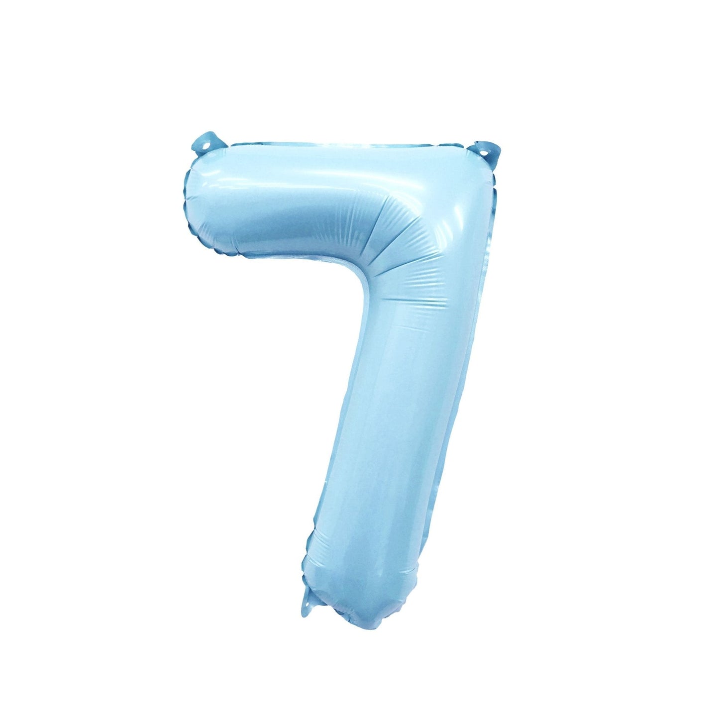 Pastel Blue Number Balloon | 32" Giant Foil | Numbers 0-9