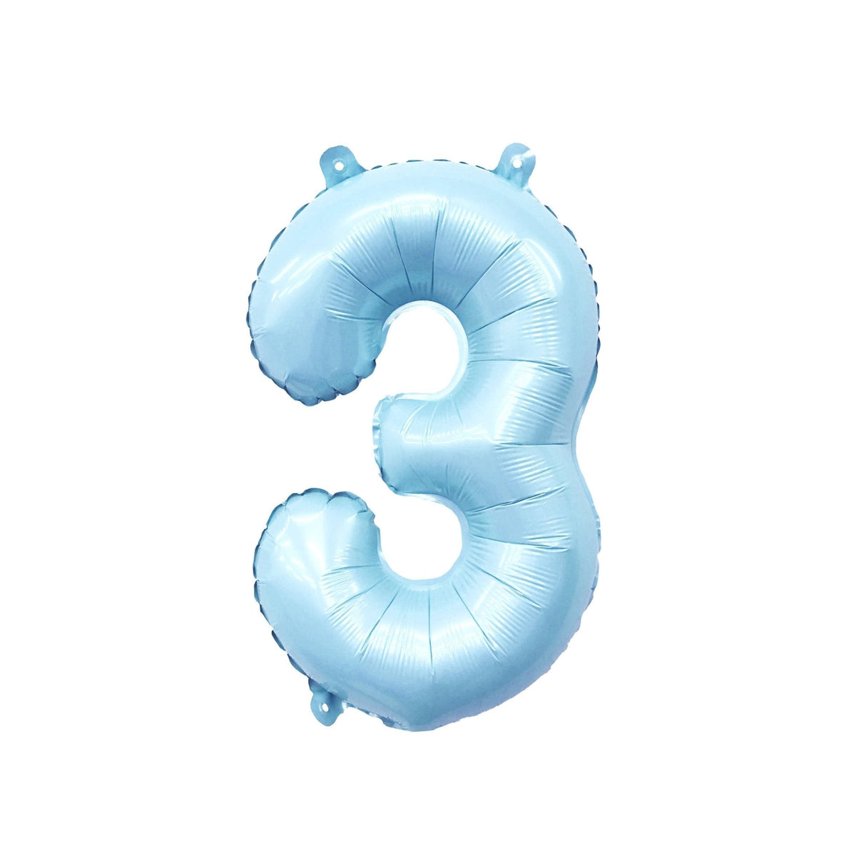 Pastel Blue Number Balloon | 32" Giant Foil | Numbers 0-9