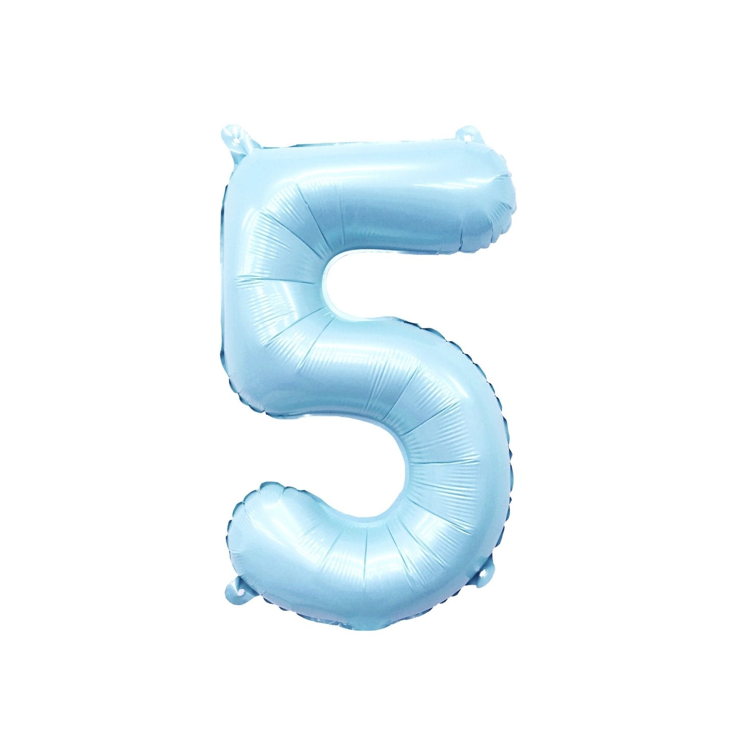 Pastel Blue Number Balloon | 32" Giant Foil | Numbers 0-9