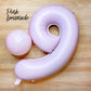 Pastel Lilac Pink Number Balloon | 32" Giant Foil | Numbers 0-9