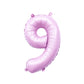 Pastel Lilac Pink Number Balloon | 32" Giant Foil | Numbers 0-9