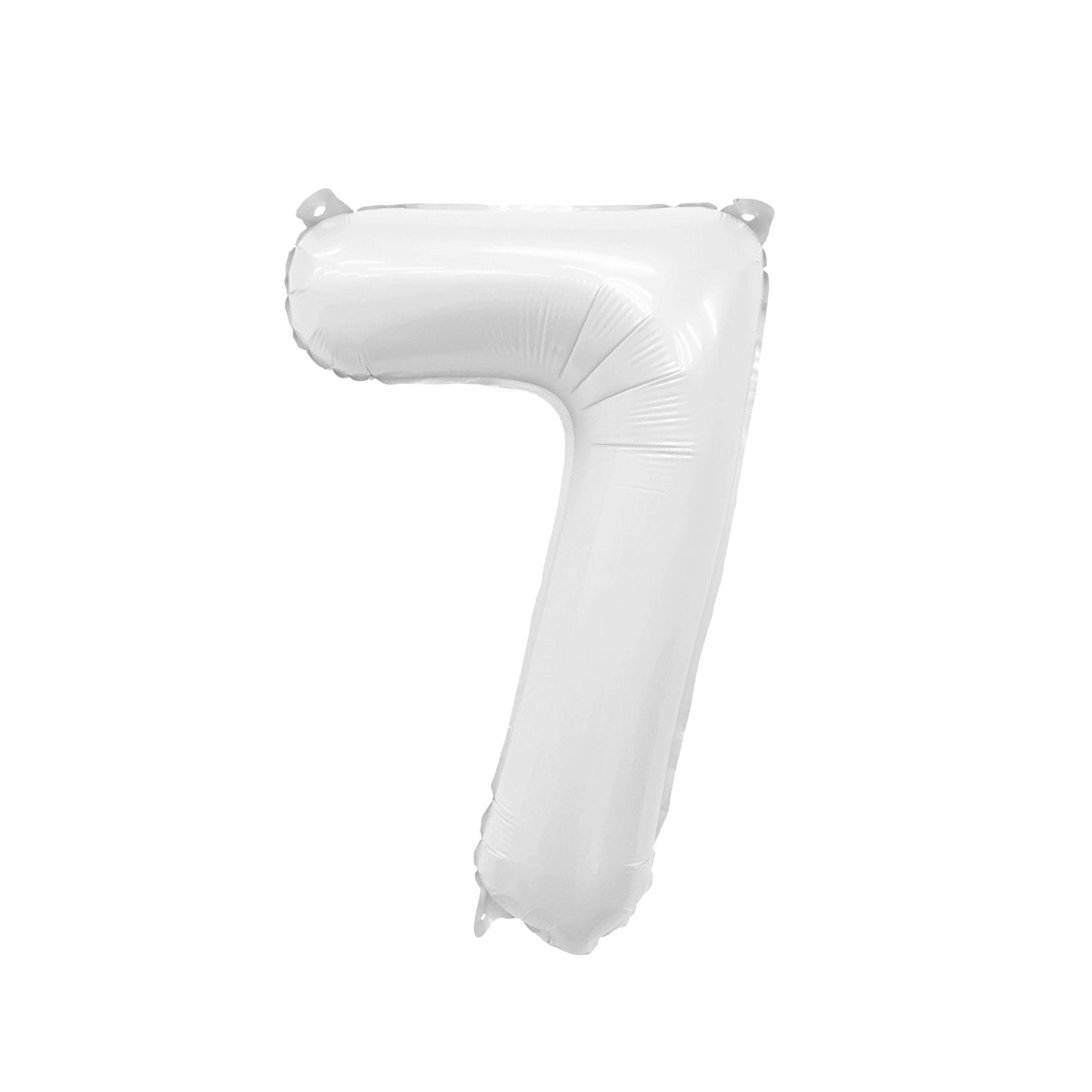 Giant White Number Balloon | 32" Foil | Numbers 0-9