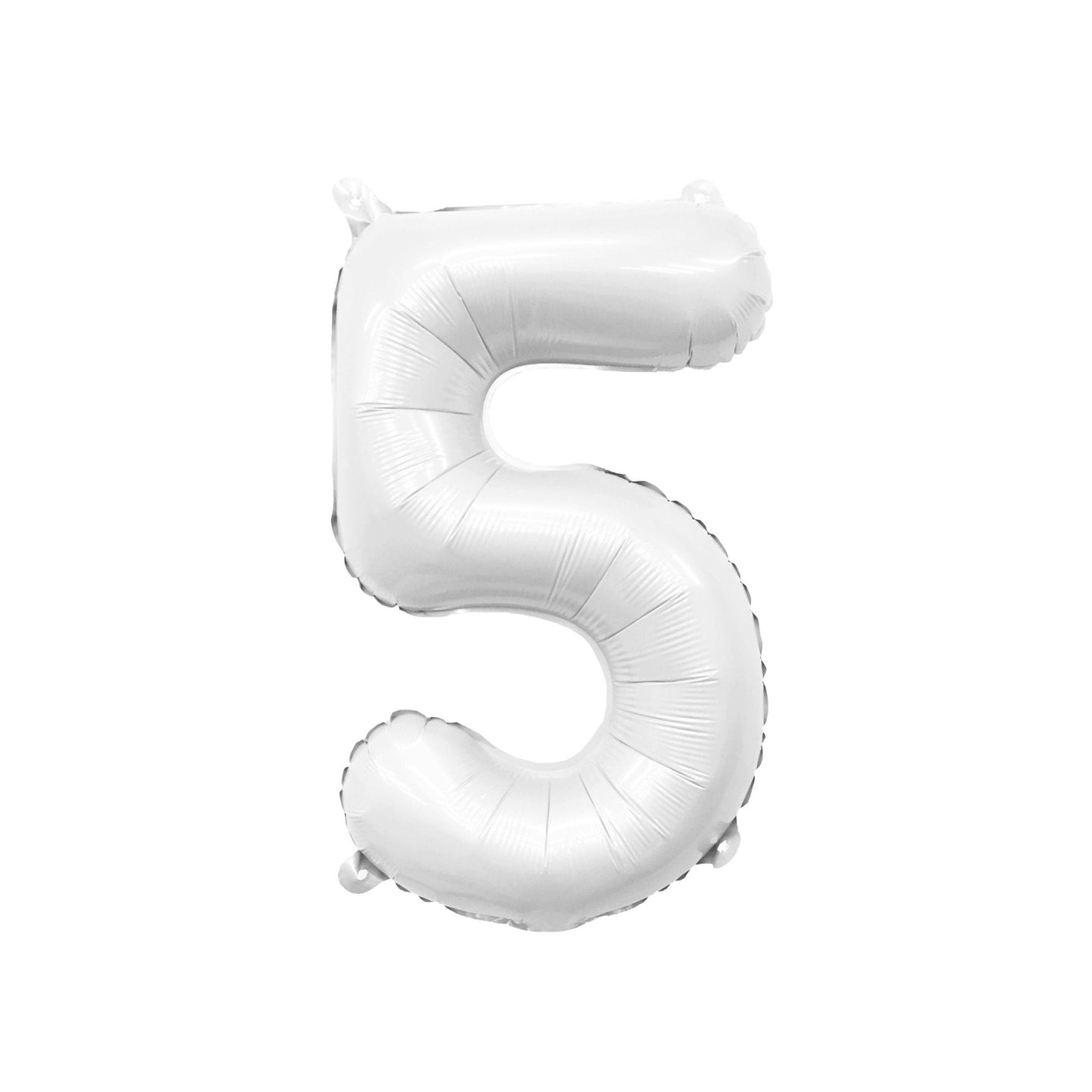 Giant White Number Balloon | 32" Foil | Numbers 0-9