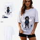 G West Girl Character Cool Oversized Women's T-Shirt