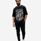 G West Grateful & Clues Chased Oversized T-Shirt Mens
