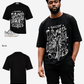 G West Grateful & Clues Chased Oversized T-Shirt Mens
