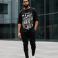 G West Grateful & Clues Chased Oversized T-Shirt Mens