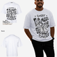 G West Grateful & Clues Chased Oversized T-Shirt Mens