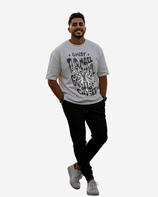 Camiseta Oversize G West Grateful & Clues para Hombre