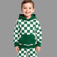 Alpine Green Checker Hooded Jogger Set