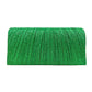 Pleated Shimmery Evening Clutch Crossbody Bag