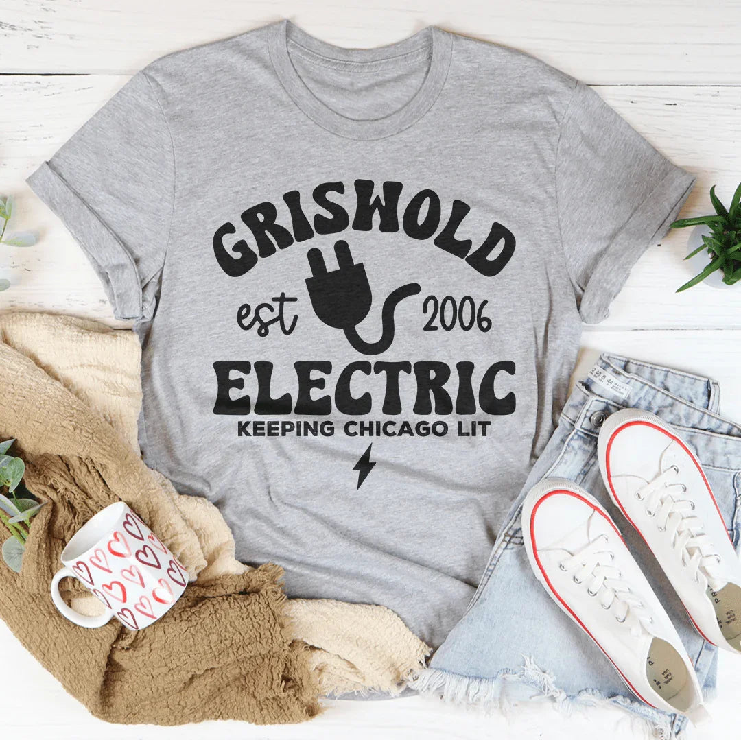 Griswold Est 2006 Electric Keeping Chicago Lit Tee