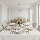 Pink & Gold Dinnerware Set-16 Pieces