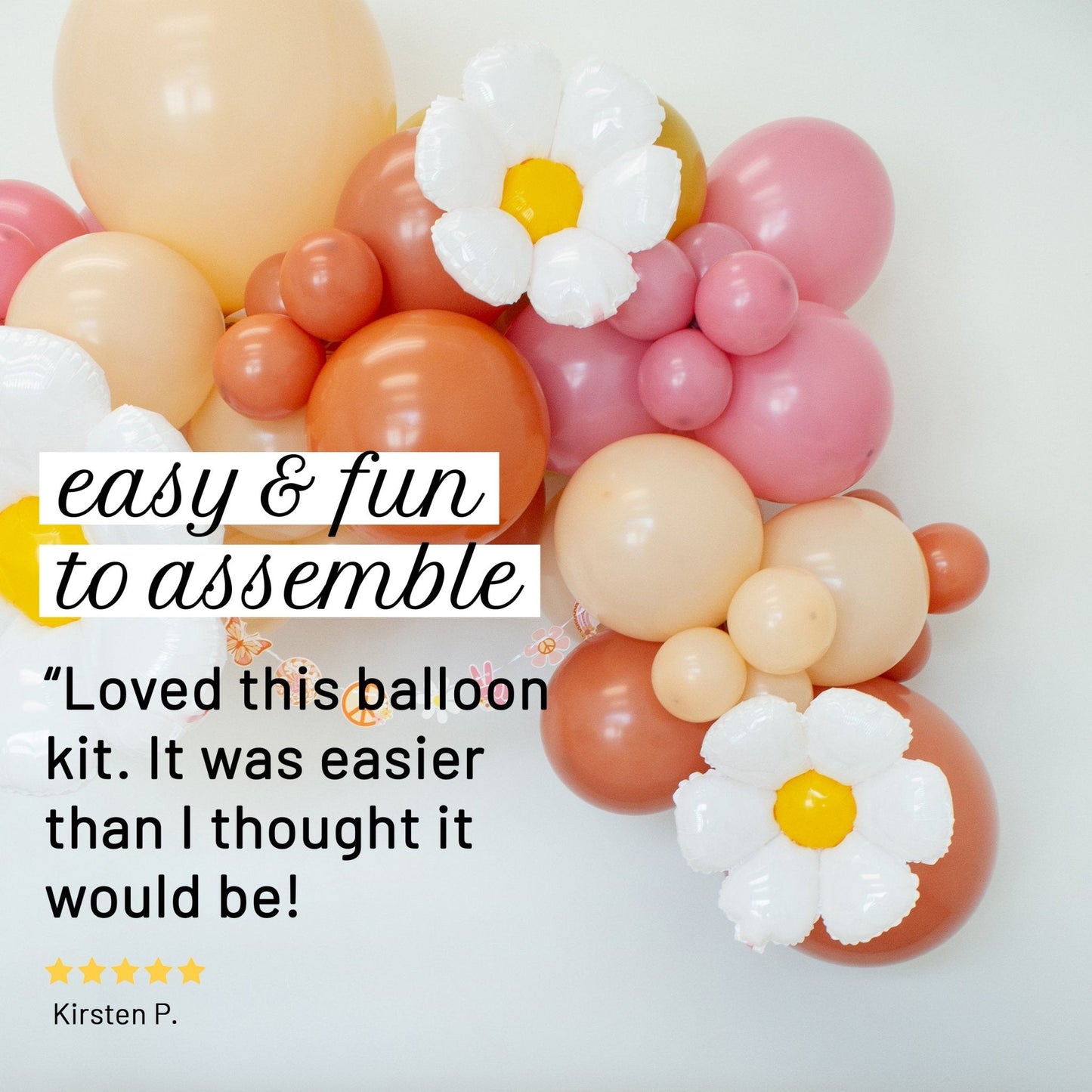 Kit de guirnalda de globos Groovy – Decoración retro para fiestas